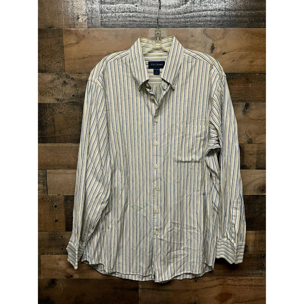 Scott Barber Men's‎ Long Sleeve Button Up Size Large